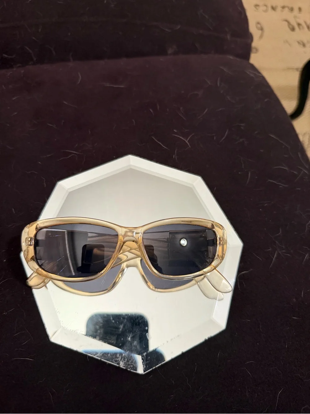 Versace Emblem Sunglass Temple Accent - Dark Brown